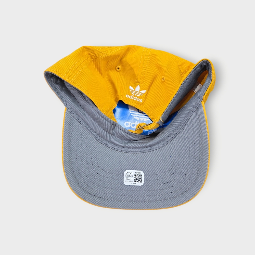 Adidas Men's Originals Relaxed Strapback Cap Preloved Yellow One Size - Picture 4 of 5